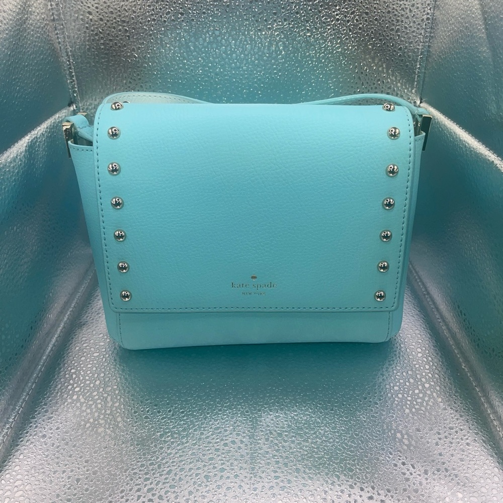 Kate Spade Sanders Place Avva Crossbody (Atoll Blue)